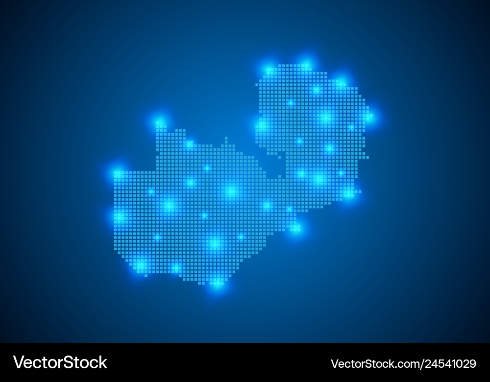 Abstract blue background with map internet line Abstract blue background with map internet line vector image