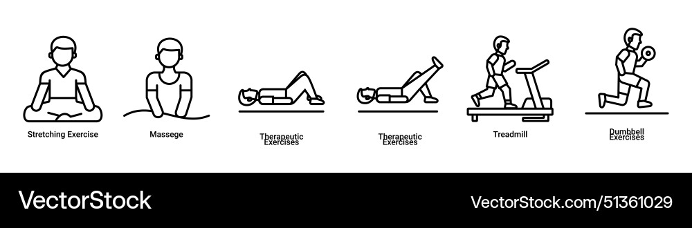 Design for the application with physiotherapy icon Design for the application with physiotherapy icon Vector Image