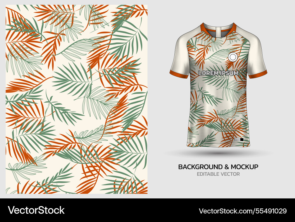 Jersey mockup and background pattern design Jersey mockup and background pattern design Vector Image