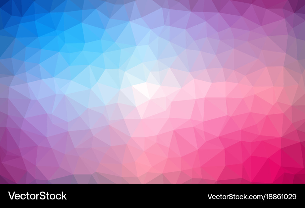 Low poly abstract background with colorful vector image