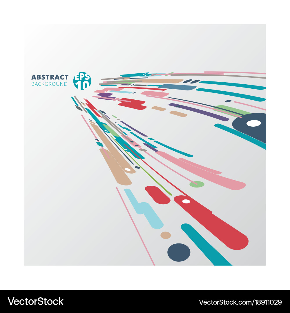 Modern style abstract with composition vector image
