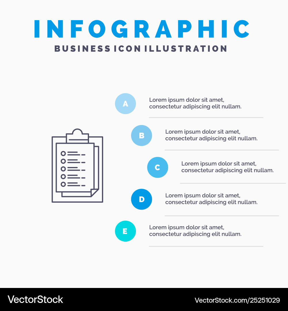 Notepad report card result presentation line icon Notepad report card result presentation line icon vector image