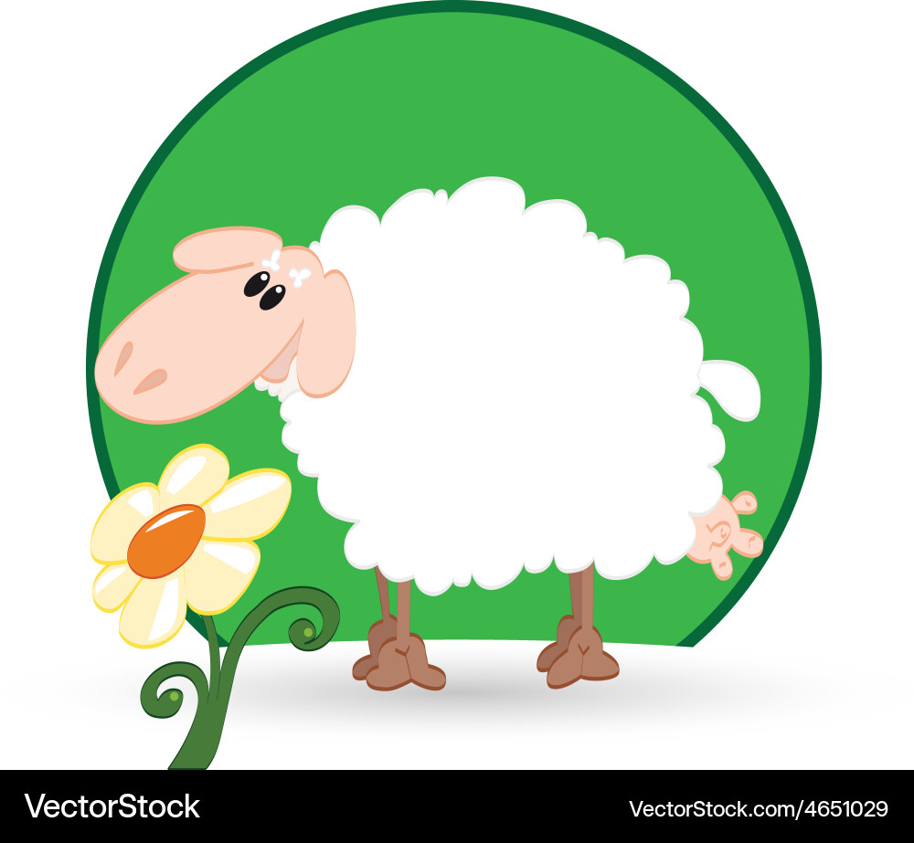 Sheep resize vector image