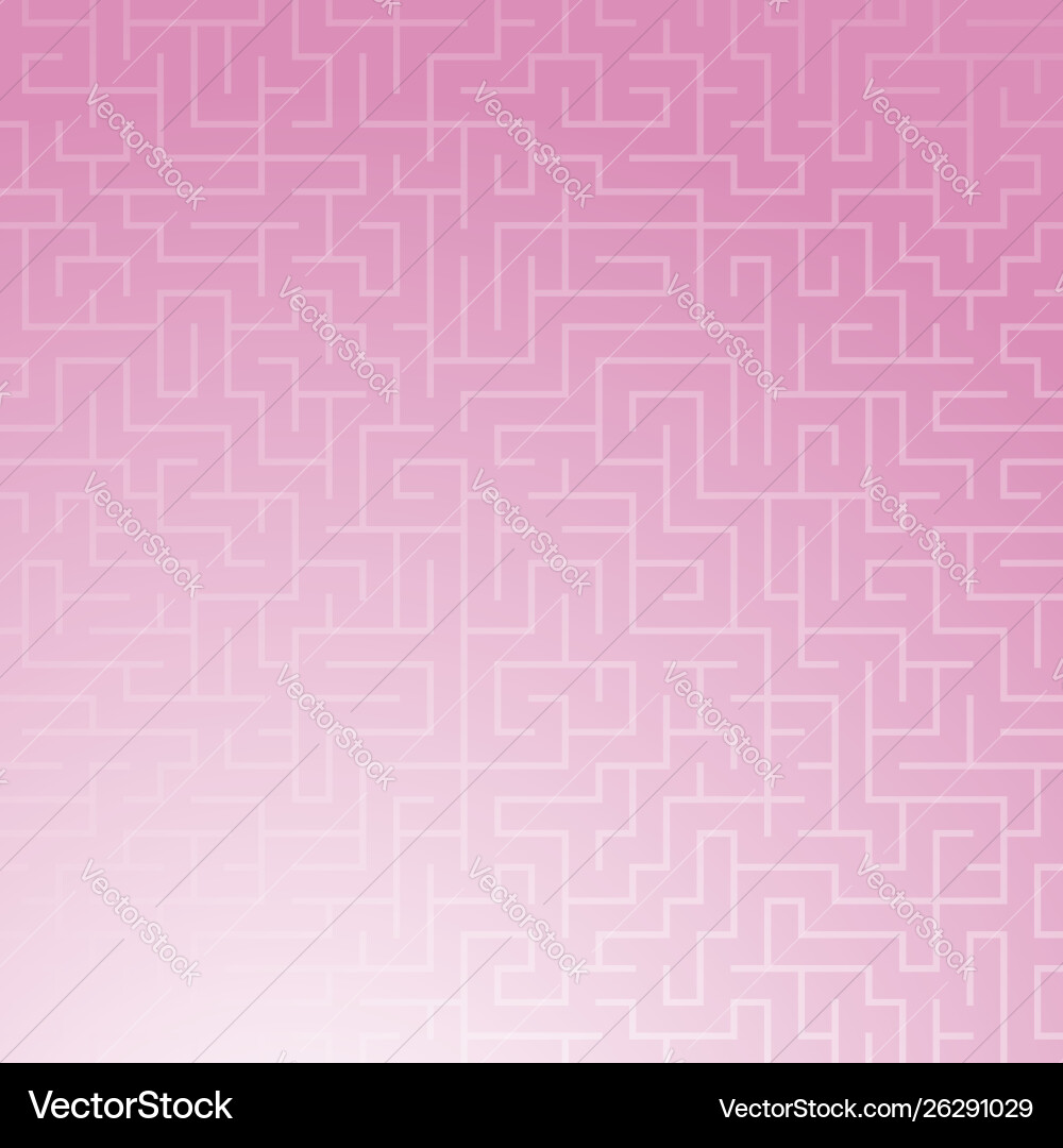 Square color maze pattern simple flat Square color maze pattern simple flat vector image