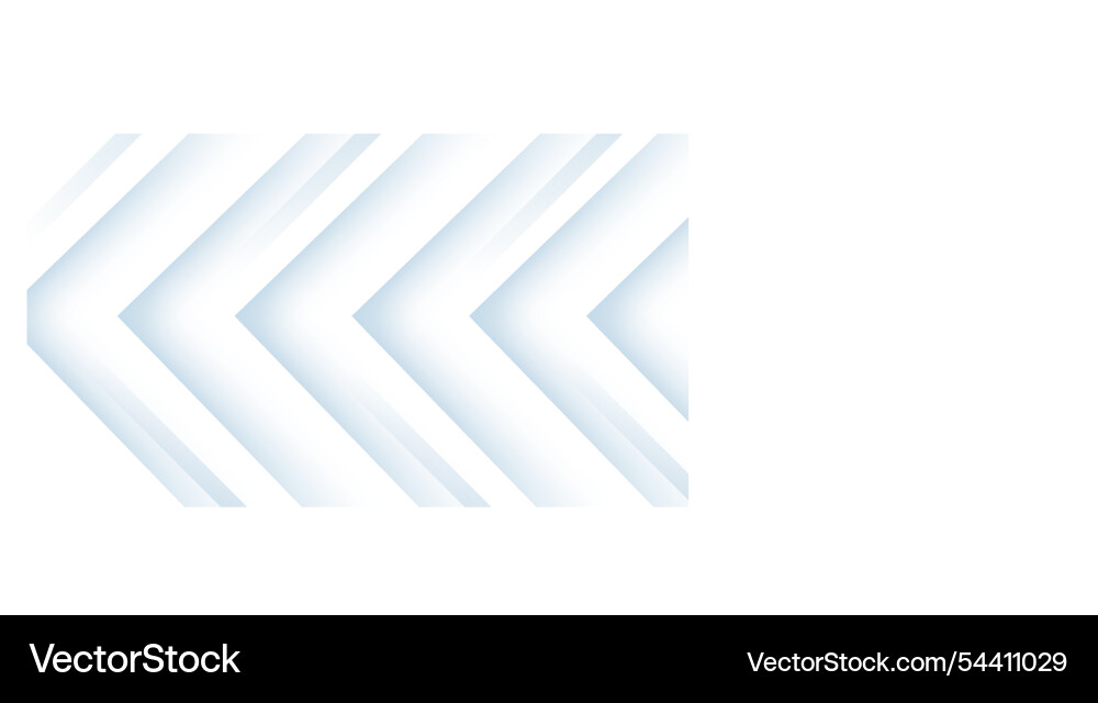 White paper layer abstract background with corner vector image