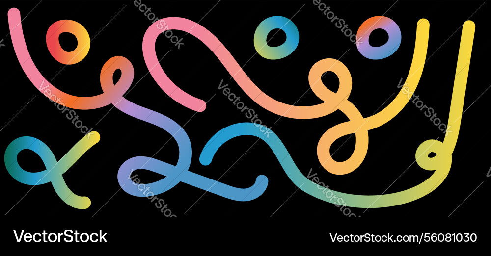 Abstract neon background with smooth 3d gradients Abstract neon background with smooth 3d gradients vector image
