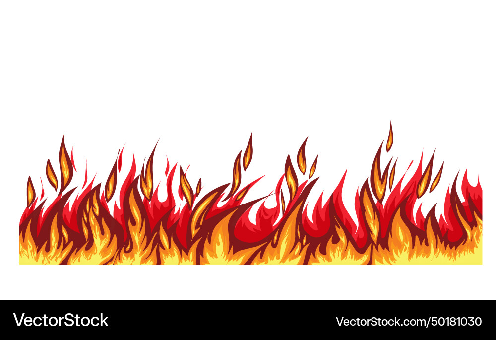 Background with a fire pattern perfect Vector Image