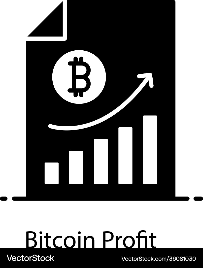 Bitcoin encryption vector image