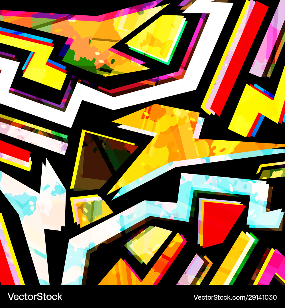 Geometrical pattern triangles vector image