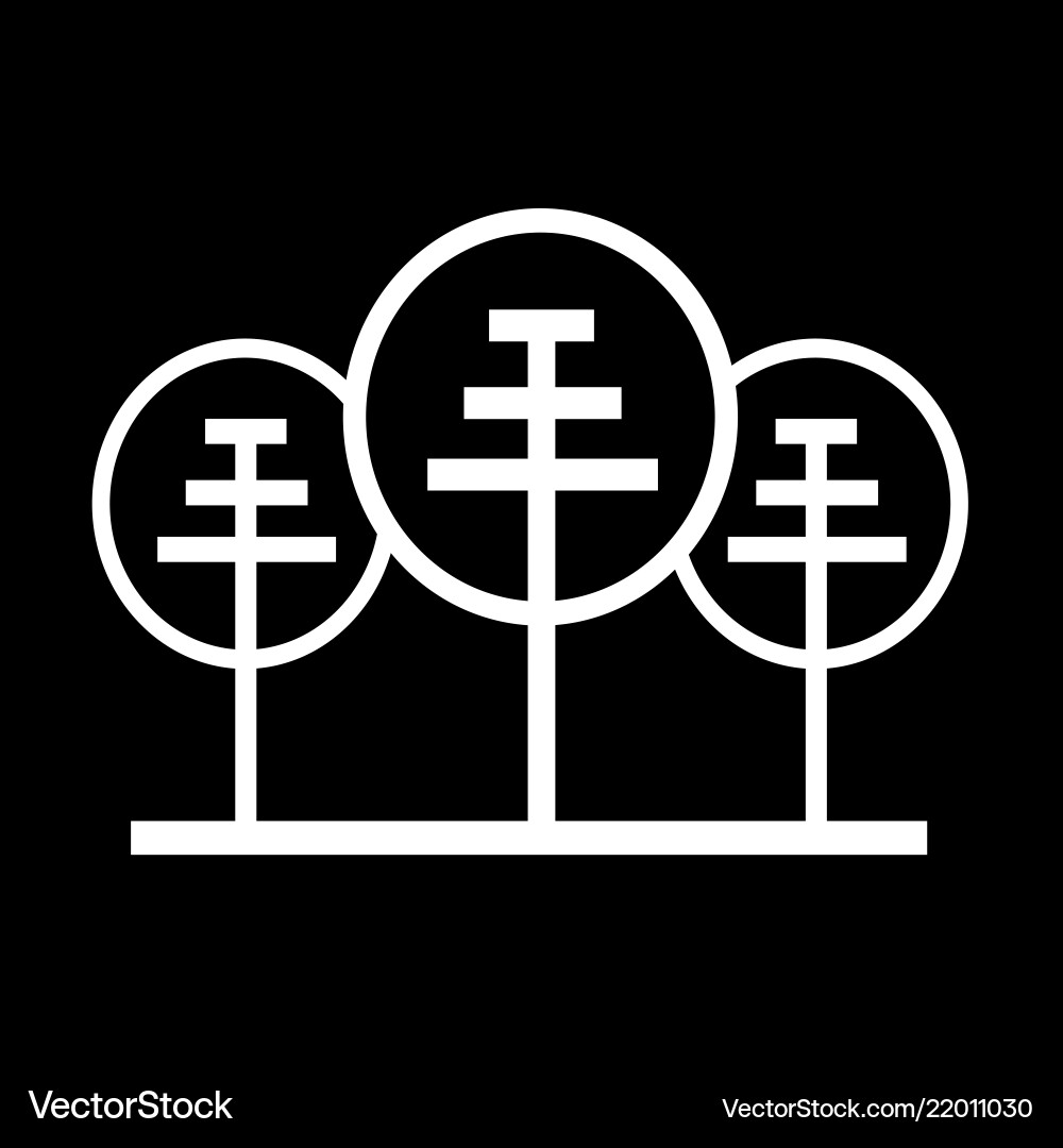 Tree icon vector image