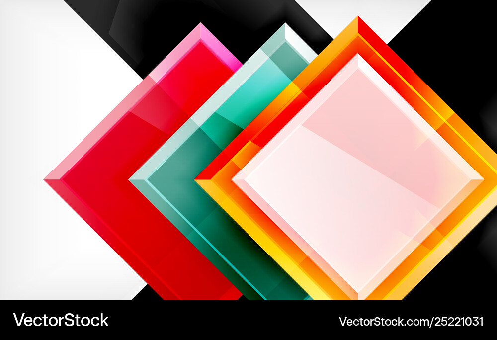 Colorful square and rectangle blocks background Colorful square and rectangle blocks background vector image