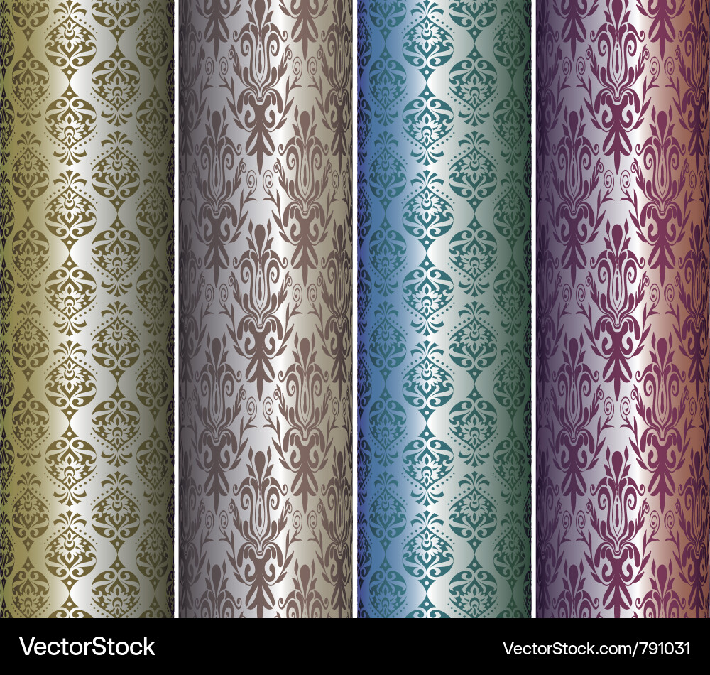 Elegant Baroque Columns vector image