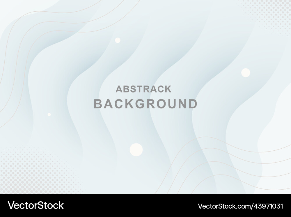 Wavy abstract background with overlapping layers Vector Image