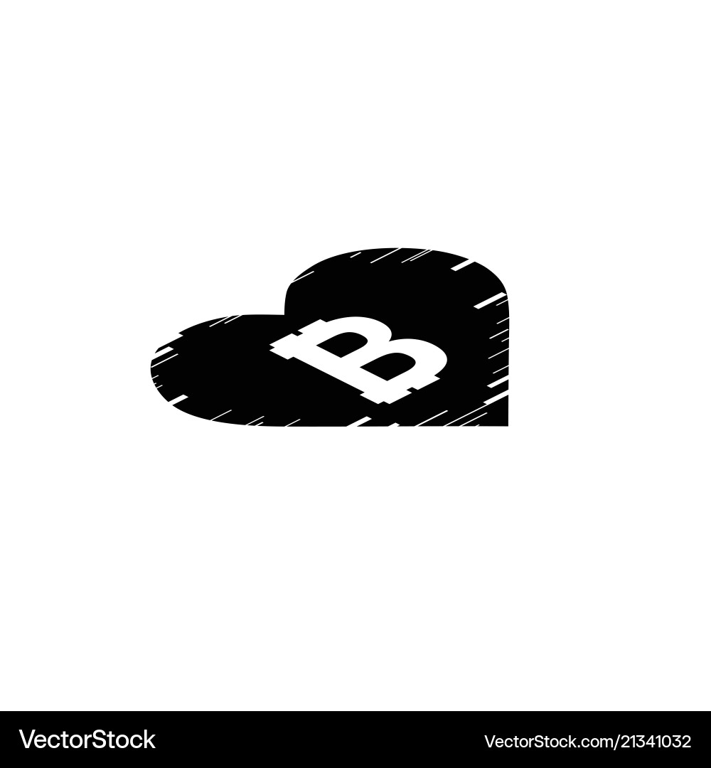 Bitcoin coin with fast speed motion lines vector image