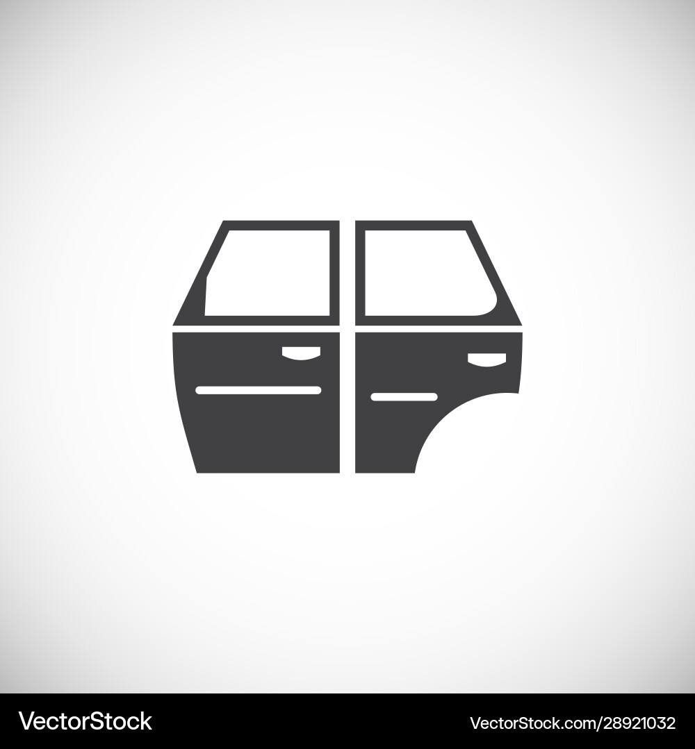 Car part icon on background for graphic and web vector image