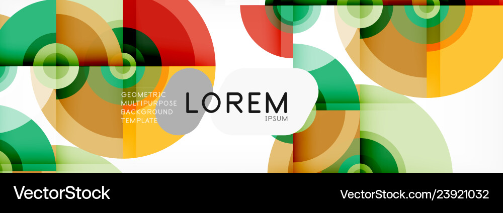 Circle abstract background with triangular shapes Circle abstract background with triangular shapes vector image