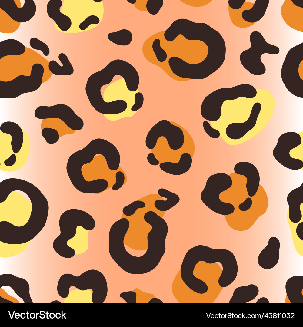 Leopard abstract print seamless pattern Leopard abstract print seamless pattern vector image