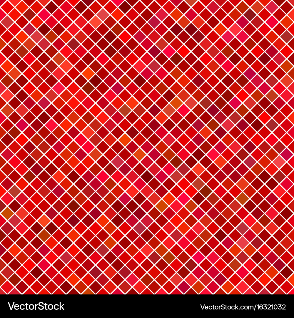 Red square pattern background - graphic vector image