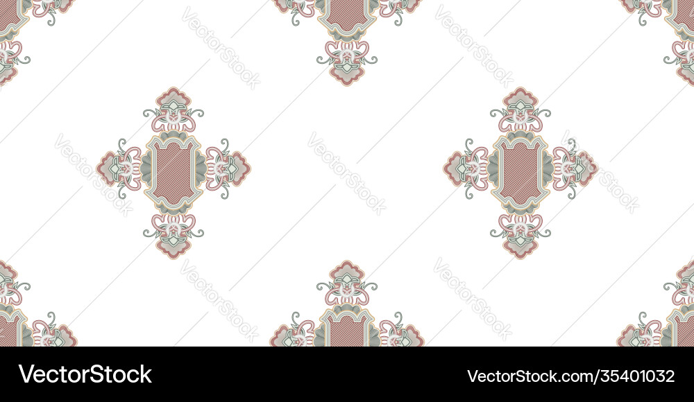 Seamless pattern with clipping mask abstract vector image