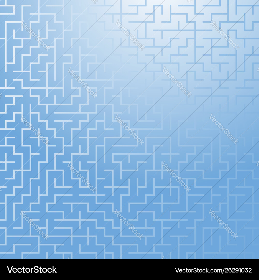Square color maze pattern simple flat Square color maze pattern simple flat vector image