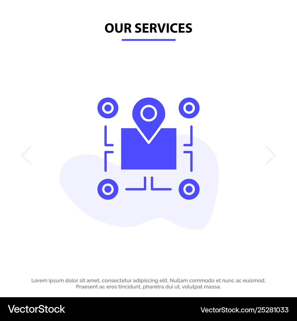 Our services location map chip area pointer solid Our services location map chip area pointer solid Vector Image
