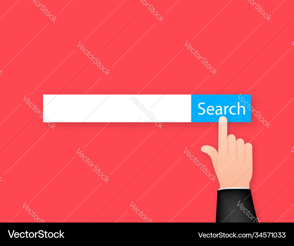 Set search bar element design Set search bar element design Vector Image