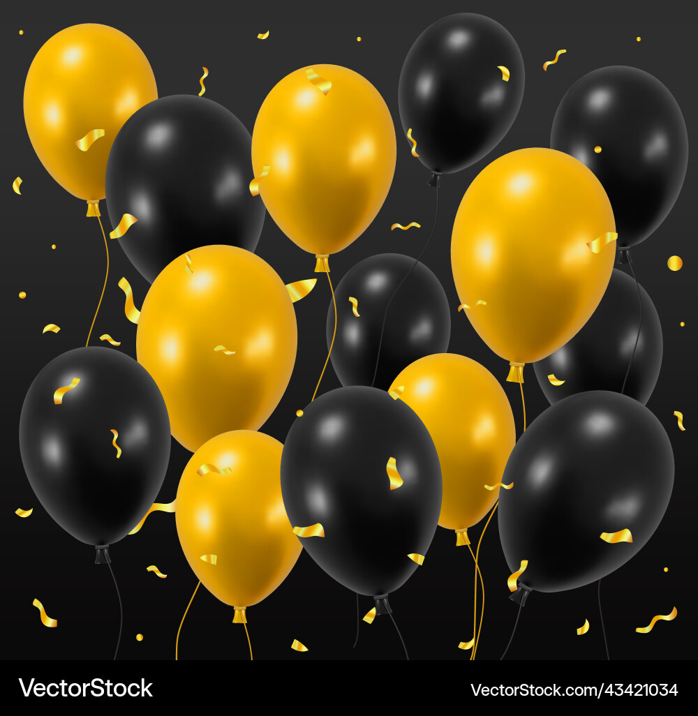 3d dunkel glänzender Ballon Glitter Grenze 3d dunkel glänzender Ballon Glitter Grenze vektorbild