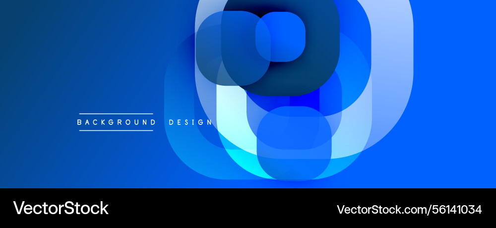 Blue abstract design overlapping circles create Blue abstract design overlapping circles create vector image
