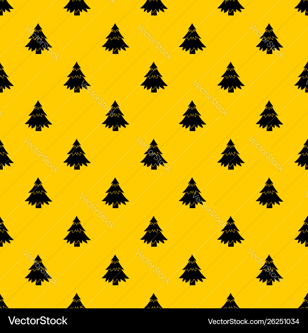 Coniferous tree pattern Vector Image