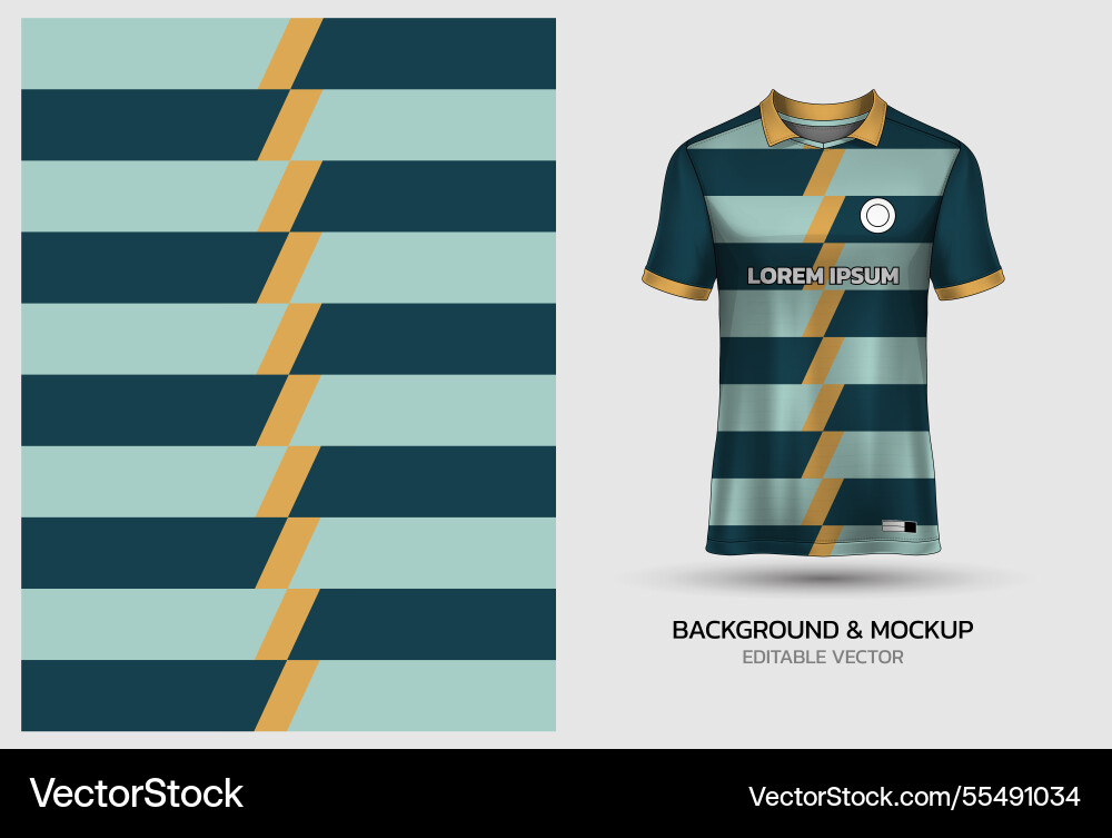 Jersey mockup and background pattern design Jersey mockup and background pattern design vector image