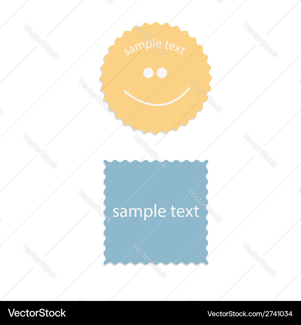 Sample text Vector Image