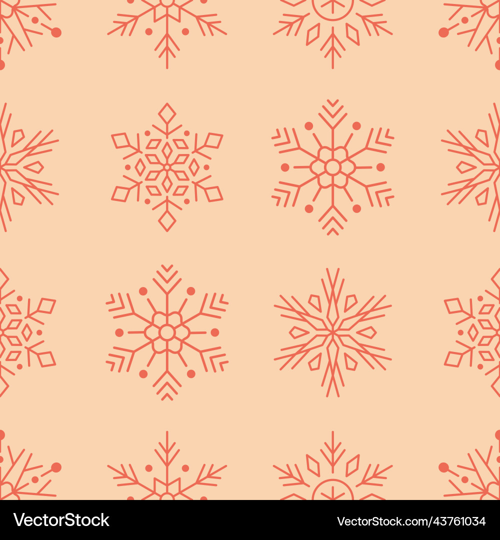 Year seamless pattern red Royalty Free Vector Image