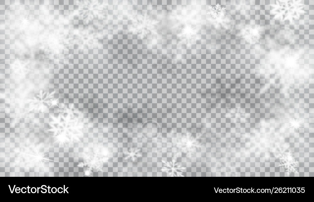 Christmas background defocused snowflakes Christmas background defocused snowflakes vector image