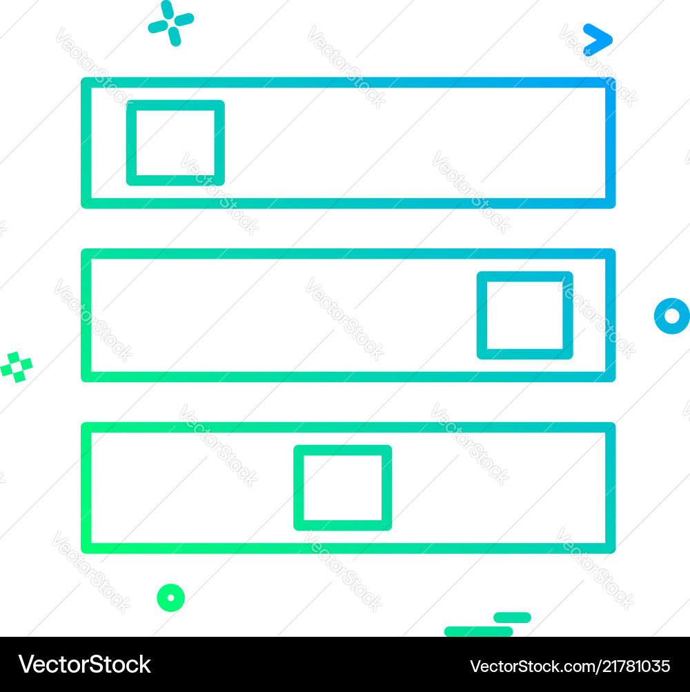 Files icon design Files icon design vector image