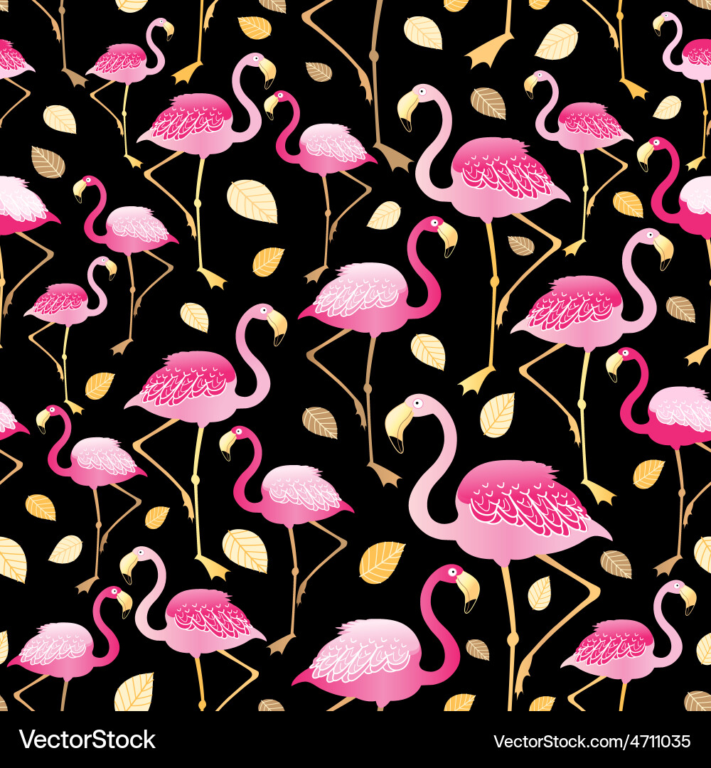 Flamingo Pattern vector image