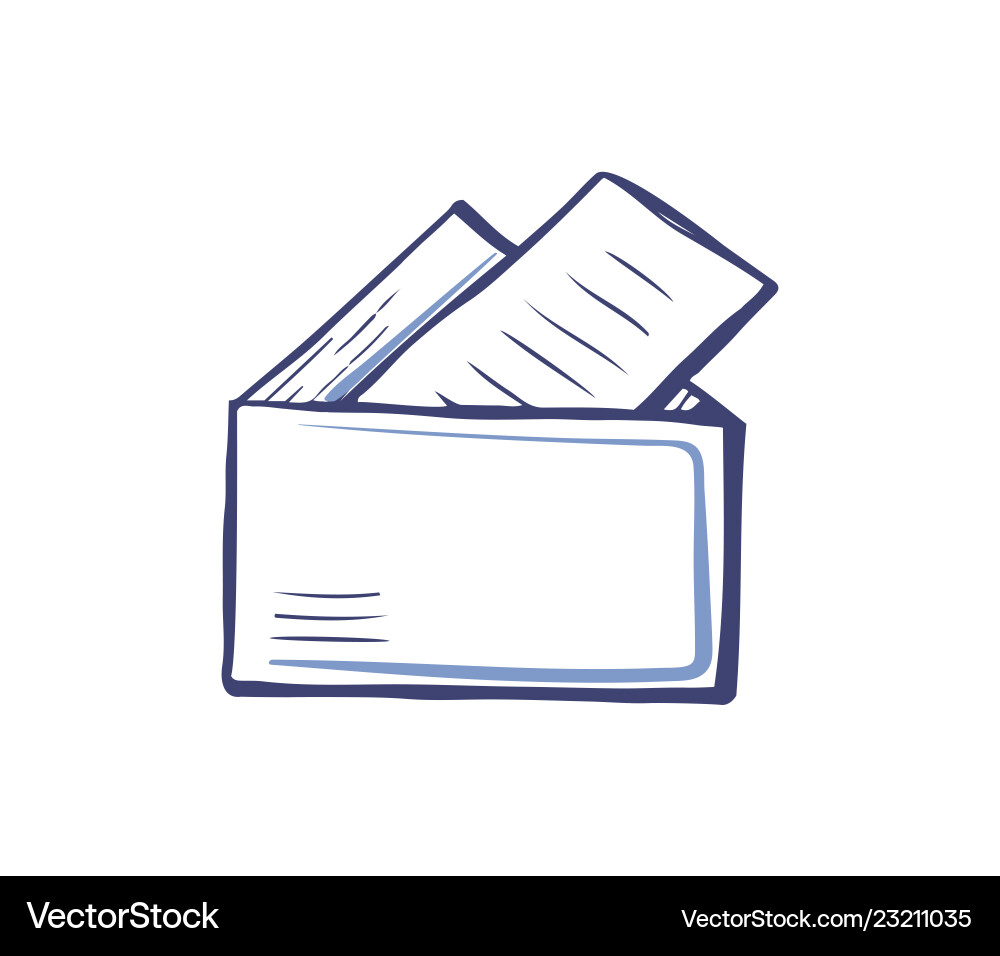 Folder with documents file icon sheets of paper Folder with documents file icon sheets of paper vector image
