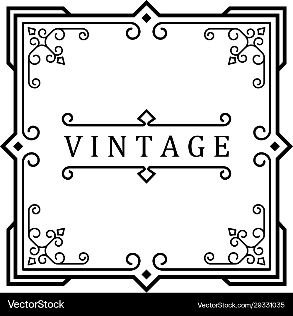 Frame with borders Frame with borders vector image
