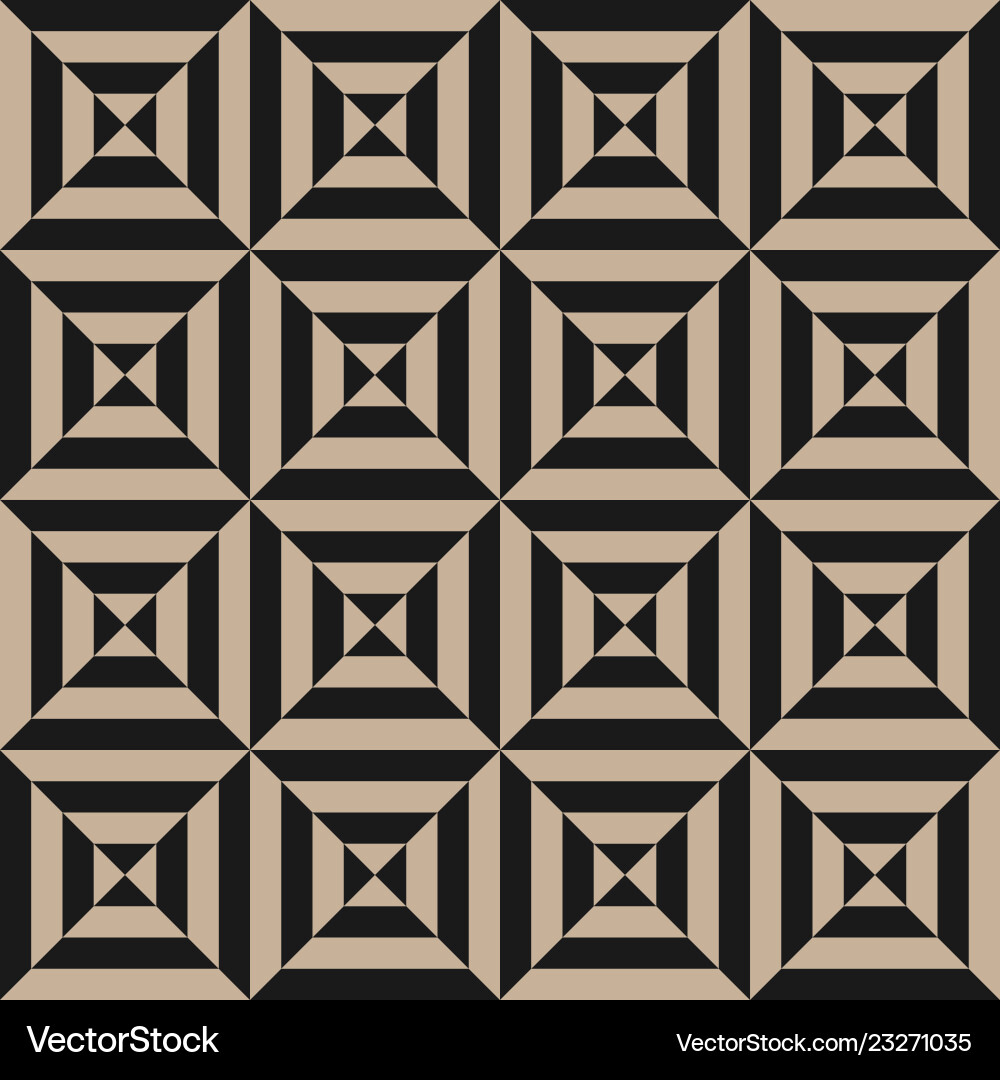 Geometric element design template with striped Vector Image