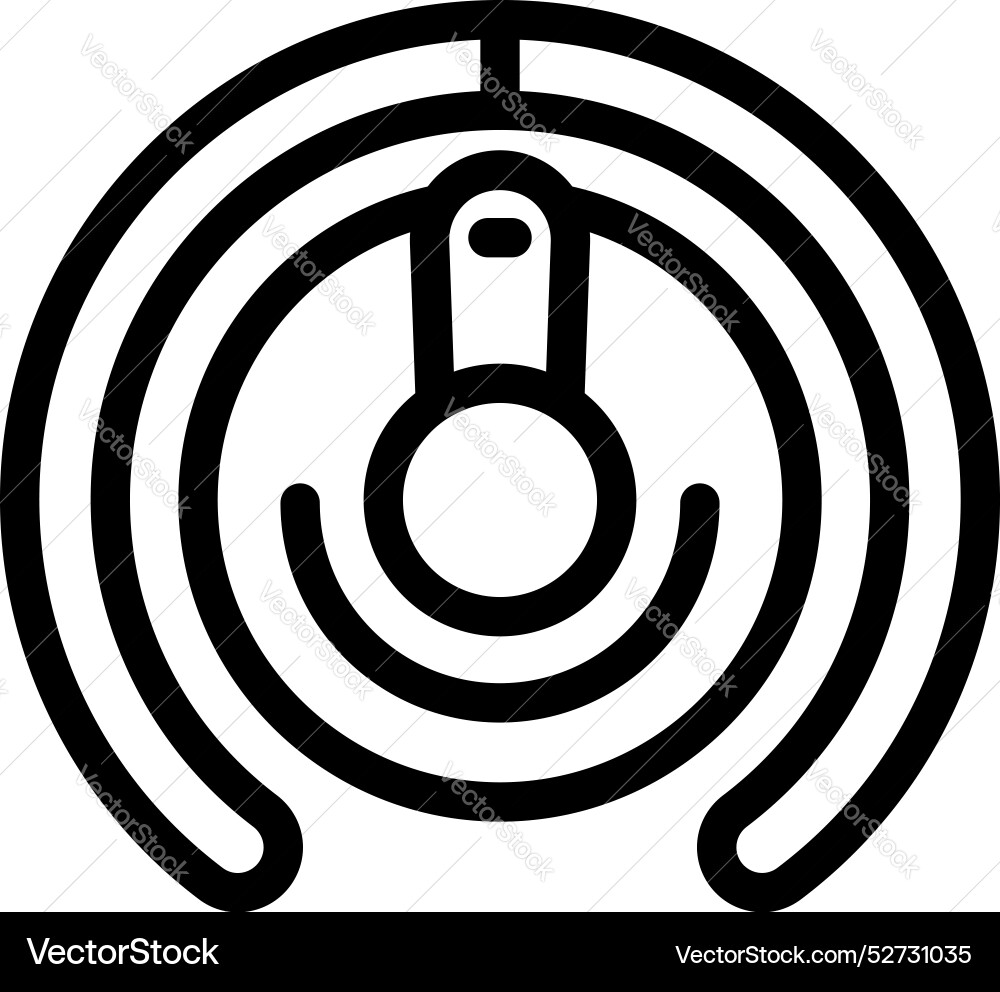 Radar detecting signal from target sending out Radar detecting signal from target sending out vector image