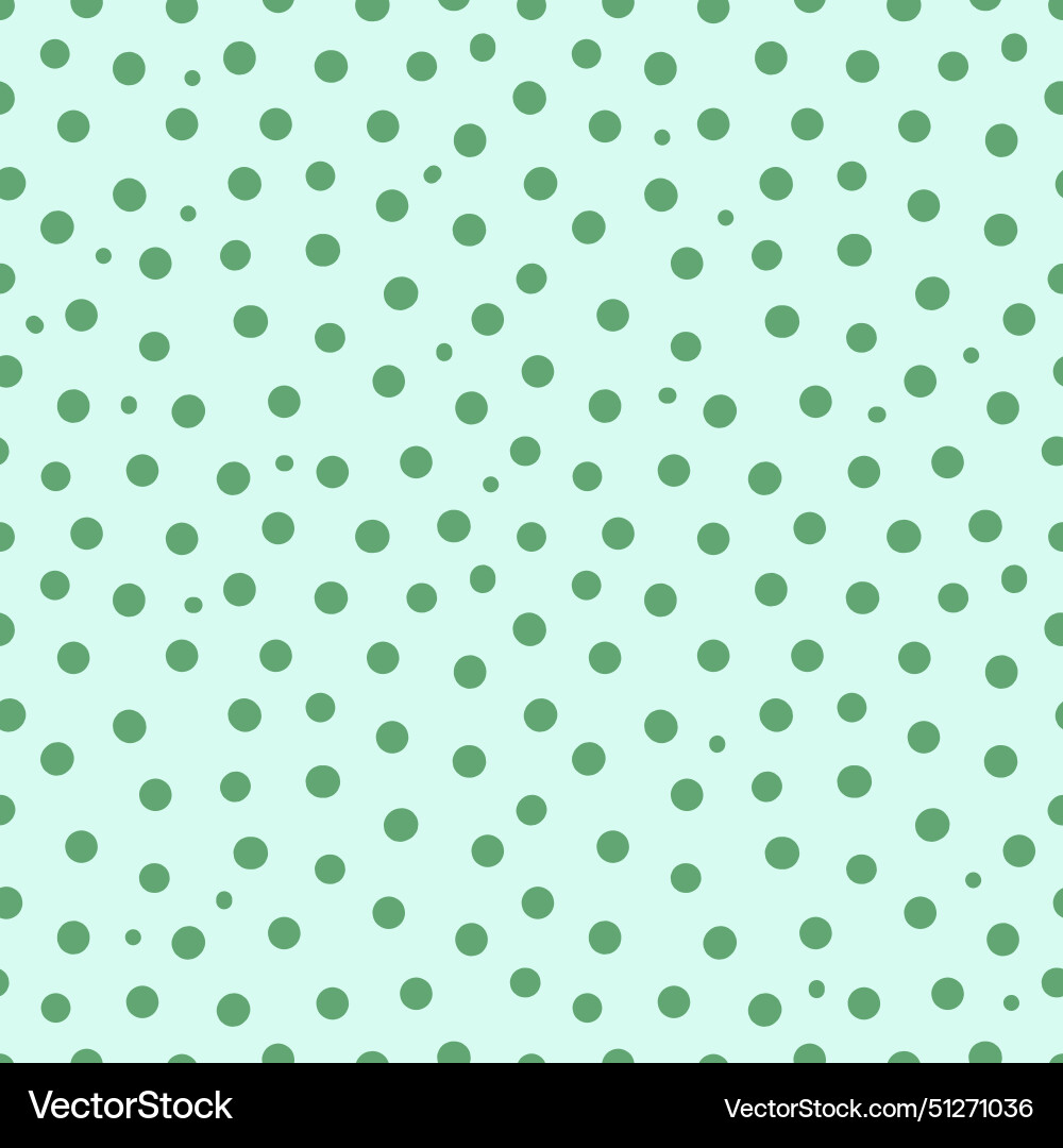 Abstract seamless pattern with polka dot vector image
