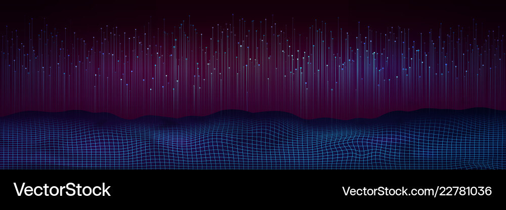 Big data visualization abstract digital Big data visualization abstract digital vector image