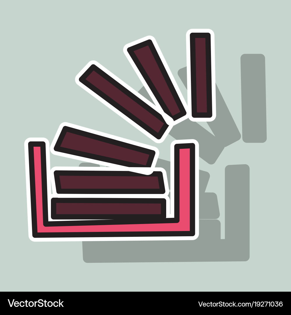 Code logo overlow social media stack vector image