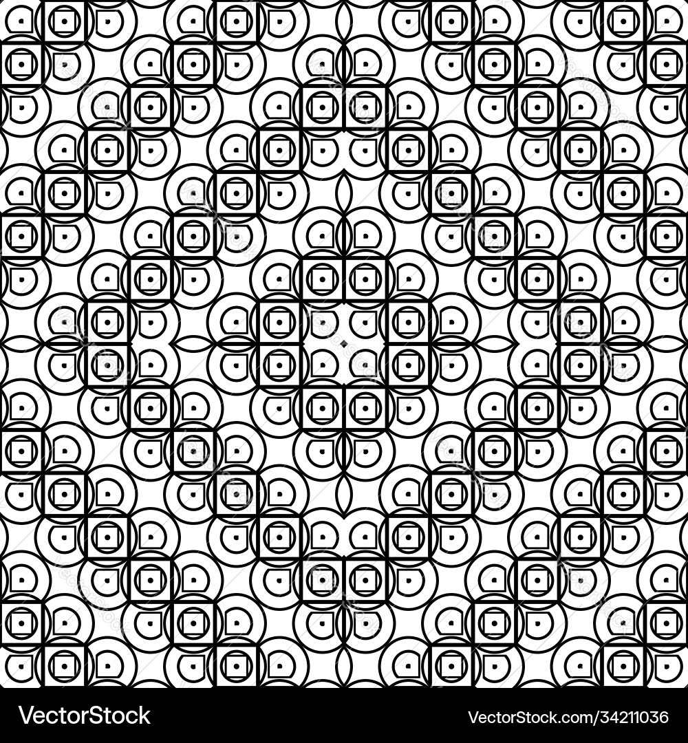 Design seamless monochrome pattern Design seamless monochrome pattern vector image