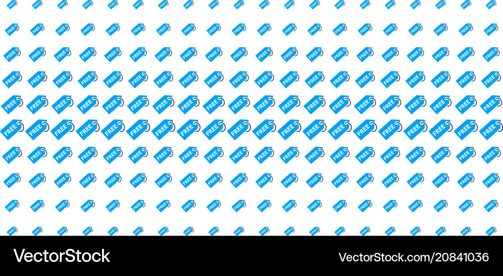 Free tag shape halftone array Free tag shape halftone array vector image