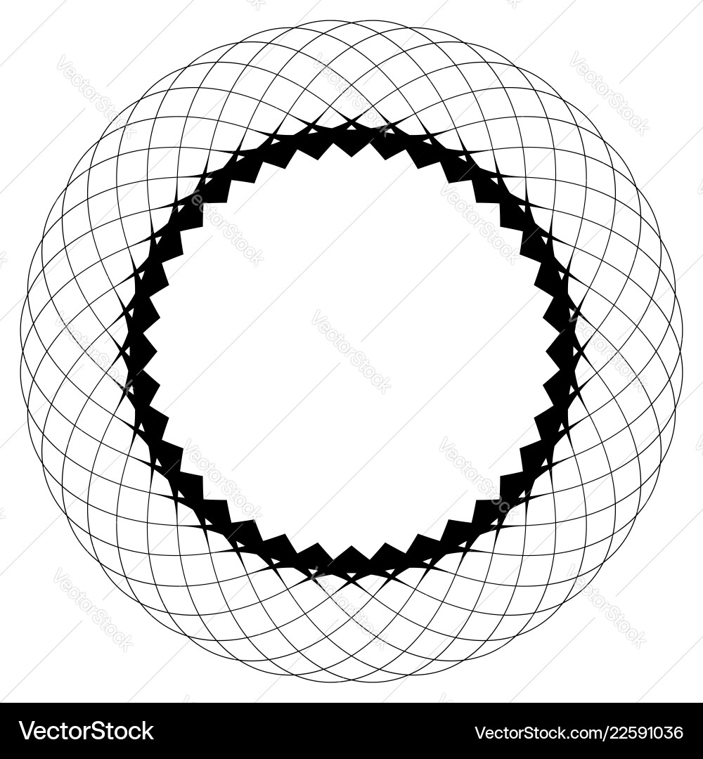 Geometric circular pattern abstract motif Geometric circular pattern abstract motif Vector Image