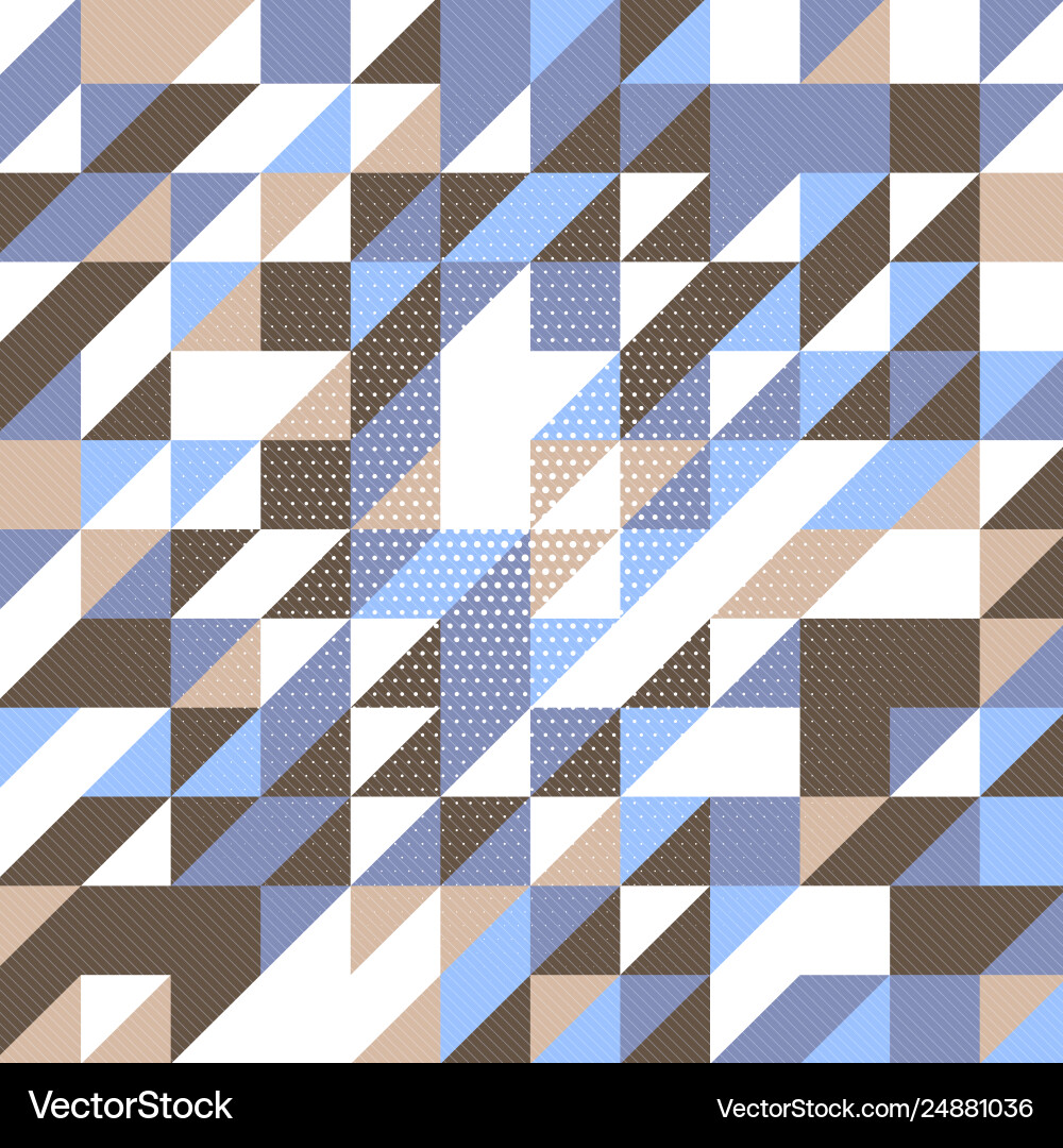 Geometric Low Poly Pattern vector image