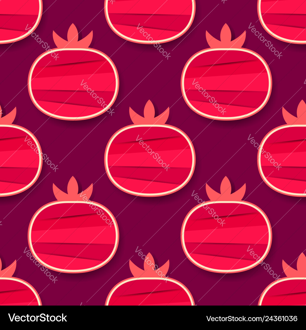 Grenades seamless pattern background of red Grenades seamless pattern background of red Vector Image