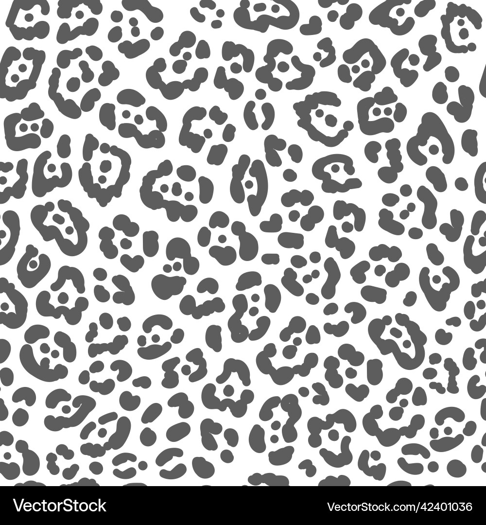 Leopard Seamless Pattern vector image