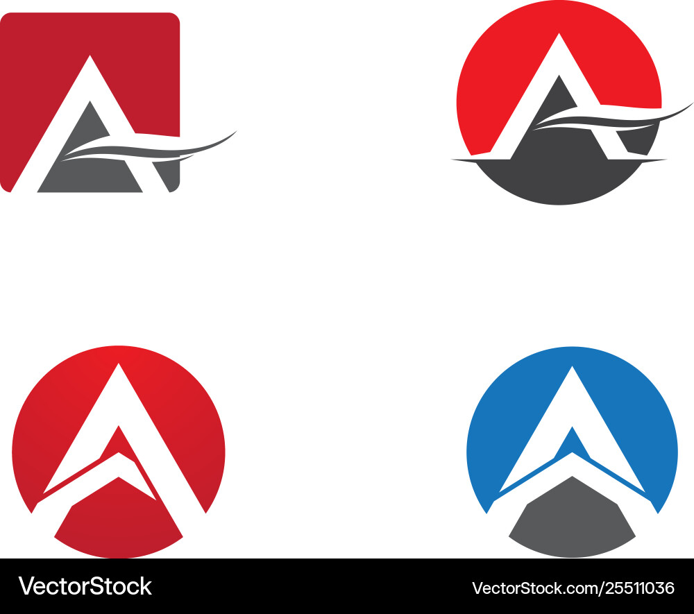 Letter a symbol design Letter a symbol design vector image