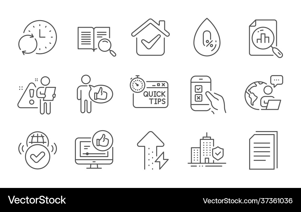 Like mobile survey and search text icons set Like mobile survey and search text icons set vector image